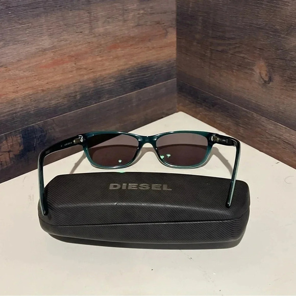 Diesel Eyeglasses DL5012 col.056 Tortoise&Green on Blue B-Shape Frame 52[]16 140 main image 10